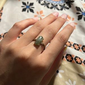 Green Crystal Ring